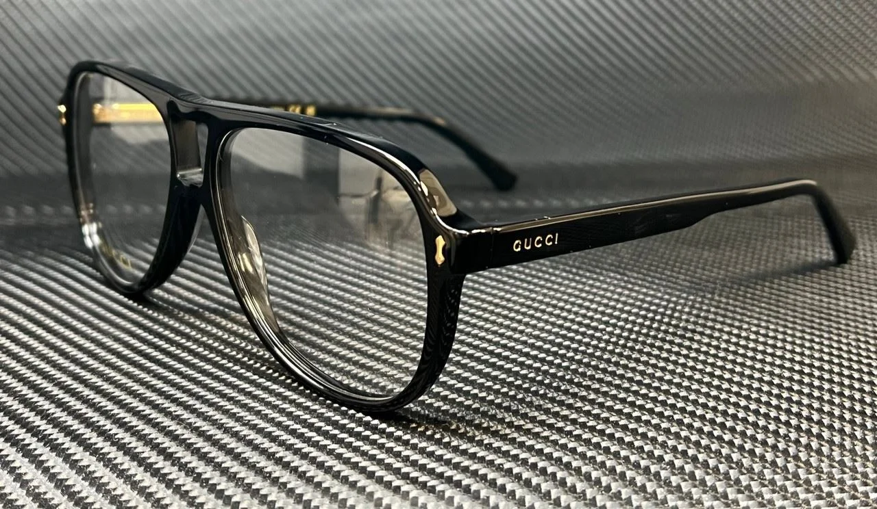 Sean John SJO 5110 001 Black Satin Gold Eyeglass Frames 57 15 145 4
