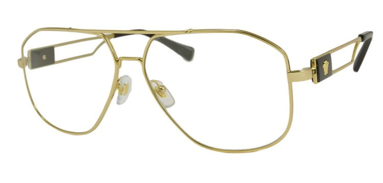VERSACE VE1287 1002 Shiny Gold Men