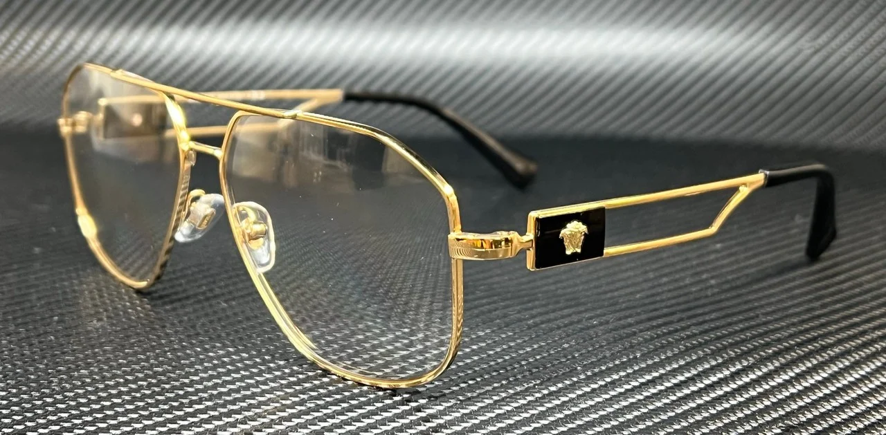 VERSACE VE1287 1443 Gold Black Men 4
